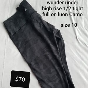 Wunder under high rise camo